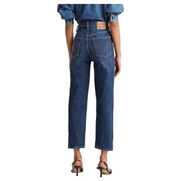 Levi's Women's Ribcage Straight Ankle Jeans, Pick A Draw (Waterless), 27 (US 4)