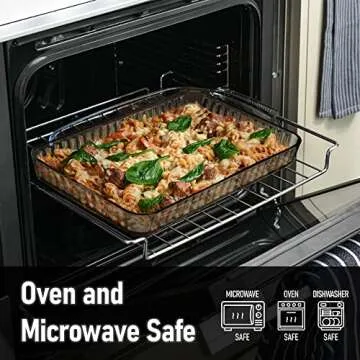 Buy ums Glass Baking Dishes for Versatile Cooking
