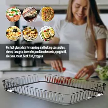 Buy ums Glass Baking Dishes for Versatile Cooking