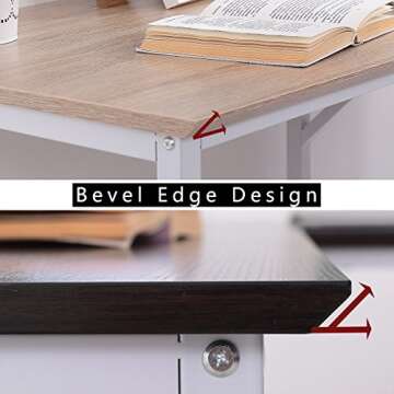 TOPSKY L-Shaped Desk 55" x 55" Stylish & Sturdy