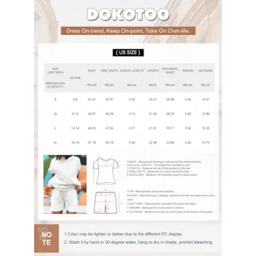 Stylish Dokotoo Women's 2 Piece Sweatsuit Set for Summer