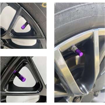 JUSTTOP Tire Valve Stem Caps - 12pcs Durable & Stylish