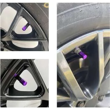 JUSTTOP Tire Valve Stem Caps - 12pcs Durable & Stylish