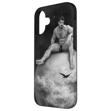 iPhone 16 Gustave Moon - Dark Vintage Collection Case for Alternative Lovers
