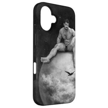 iPhone 16 Gustave Moon Case - Dark Vintage Gothic Art