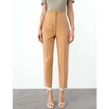 Ugerlov Women's High Waisted Dress Pants for Style and Comfort