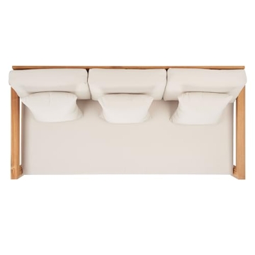 Stylish Brazilian Teak Outdoor Sofa for Luxury Comfort