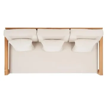 Stylish Brazilian Teak Outdoor Sofa for Luxury Comfort