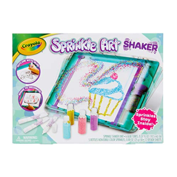 Crayola Sprinkle Art Shaker Arts & Crafts Kit for Kids, Ages 5-8