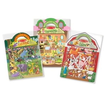 Melissa & Doug Puffy Sticker Books for Creative Play