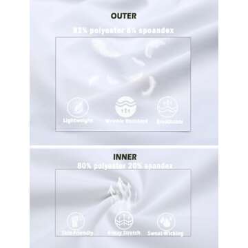 Stylish PINSPARK Women's Tennis Skirt with Pockets