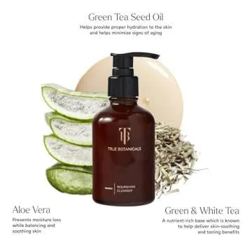 True Botanicals Renew Nourishing Cleanser - Gentle Moisturizer for Dry Skin