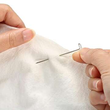 YEEPSYS 100 Pack Mannequin Wig Pins, 1.25 Inch T Hair Pins for Mannequin Head, Professional Styling Clip for Making and Display Wigs, Clothes