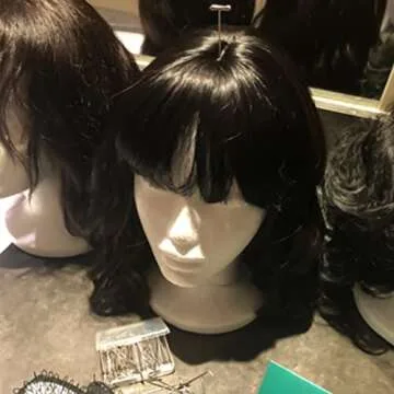 YEEPSYS 100 Pack Mannequin Wig Pins, 1.25 Inch T Hair Pins for Mannequin Head, Professional Styling Clip for Making and Display Wigs, Clothes