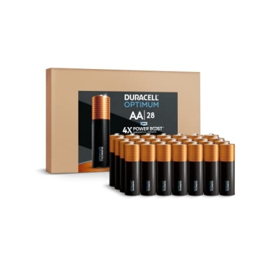 Duracell Optimum AA Batteries - Long-Lasting Power Pack of 28