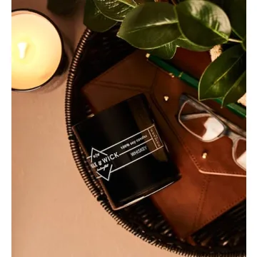 Bold Masculine Scented Candle for Men, 100% Soy Wax