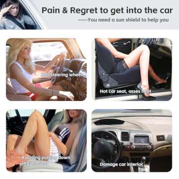 for Toyota Tacoma 2016-2023 2024 2025 Sun Shade Sunshade Windshield Cover - 4 Layers Front Window Shade Custom Fit Tacoma 2Dr 4Dr Pickup Sun Visor 240T Shade Blocks UV Rays Car Accessories