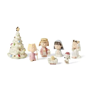 Lenox Peanuts Christmas Pageant 7-Piece Figurines Set