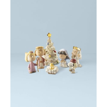 Lenox Peanuts Christmas Pageant 7-Piece Figurines Set