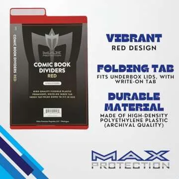 Max Pro 50ct Comic Book Dividers with Flex Tabs