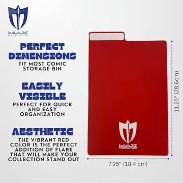 Max Pro 50ct Comic Book Dividers with Flex Tabs