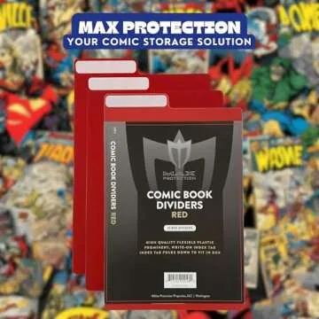 Max Pro 50ct Comic Book Dividers with Flex Tabs