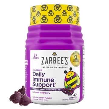 Zarbee's Elderberry Gummies for Children's Immunity Support