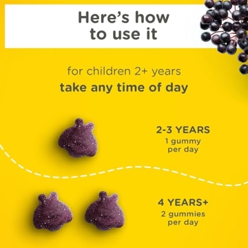 Zarbee's Elderberry Gummies for Children's Immunity Support