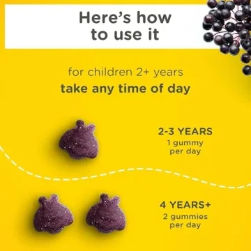 Zarbee's Elderberry Gummies for Children's Immunity Support