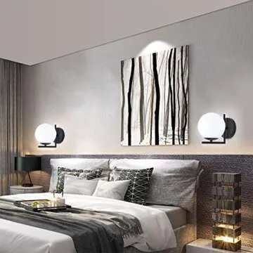 JAGEZ Mid-Century Modern Wall Sconce Light