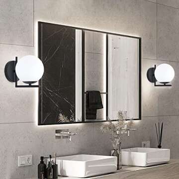 JAGEZ Mid-Century Modern Wall Sconce Light