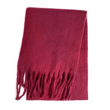 Shop AUSEKALY Colorful Oversized Blanket Winter Scarf