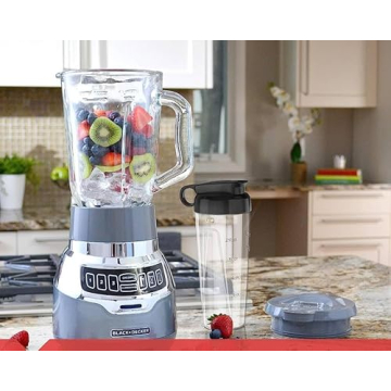 BLACK+DECKER Quiet Blender with Personal Cyclone Jar