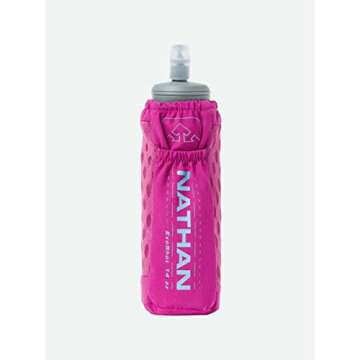 Nathan ExoDraw & ExoShot 2.0 Flask, Handheld Water Bottle for Marathons, Hiking, Ultra Running & Outdoor Activity
