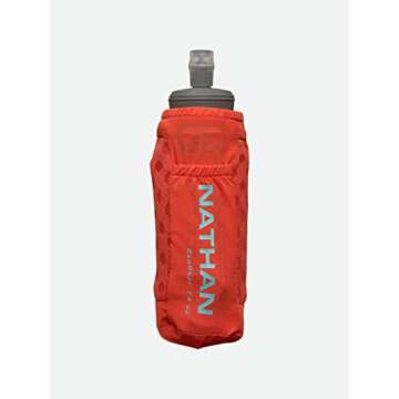 Nathan ExoDraw & ExoShot 2.0 Flask, Handheld Water Bottle for Marathons, Hiking, Ultra Running & Outdoor Activity