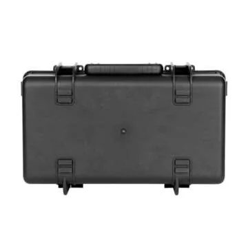 Monoprice Weatherproof Hard Case - 22 x 14 x 8 Inches, With Customizable Foam, Shockproof, IP67, Ultraviolet And Impact Resistant Material, Black - Pure Outdoor Collection