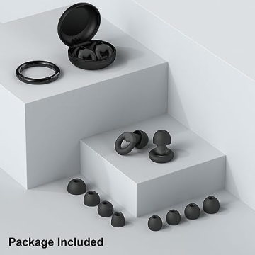 JUSTRVN Ear Plugs for Sleeping with 8 Ear Tips