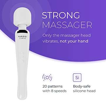 Yarosi Curve Device - 8 Speeds, 20 Patterns, Travel Ready