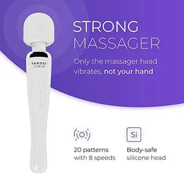 Yarosi Curve Device - 8 Speeds, 20 Patterns, Travel Ready