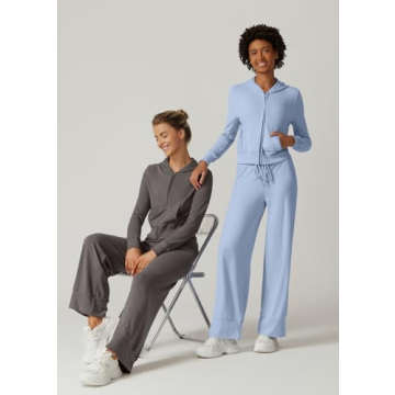 QINSEN Two Piece Lounge Set for Women Stylish Comfort
