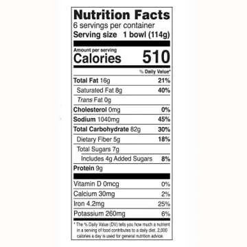 Nongshim Spicy Korean Noodles - 6 Convenient Bowls