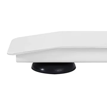 Seville Classics Airlift Electric Height Adjustable Desk with Glass Top