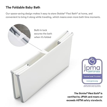 Stokke Flexi Bath Bundle - Foldable Baby Tub for All Ages