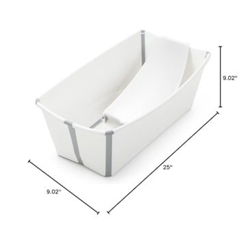 Stokke Flexi Bath Bundle - Foldable Baby Tub for All Ages