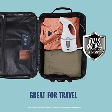 Compact Conair Handheld Travel Steamer for Wrinkle-Free Clothes