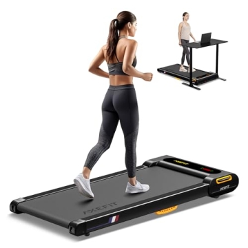 AXEFIT Quiet Treadmill Under Desk - Compact & Powerful