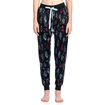 Ashford & Brooks Women's Mink Fleece Hoodie Pajama Set