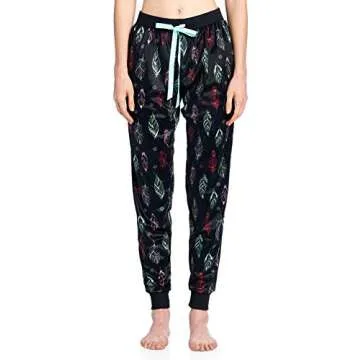 Ashford & Brooks Women's Mink Fleece Hoodie Pajama Set