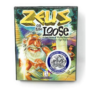 Gamewright Zeus on the Loose Card Game for Family Fun