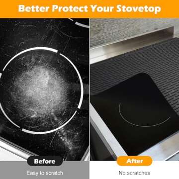 TOYOOSKY Silicone stove top covers guard for electric stove